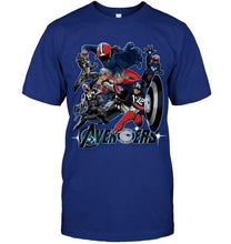 Load image into Gallery viewer, New England Patriots The avengers assemble fighting simpson shirt