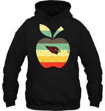 Load image into Gallery viewer, Arizona Cardinals teacher apple retro shirt