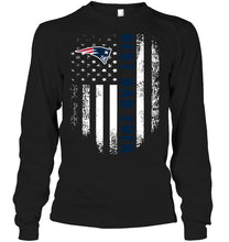 Load image into Gallery viewer, Best New England Patriots dad ever american flag shirt
