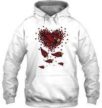 Load image into Gallery viewer, Arizona Cardinals tiny hearts shape shirt