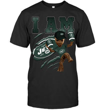 Load image into Gallery viewer, I am groot loves New York Jets fan t shirt