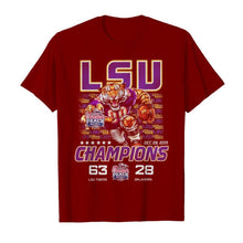 Load image into Gallery viewer, Lsu Champions 63 LSU Tigers 28 Oklahoma shirt by Moteefes store Classic Men's T-Shirt
