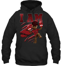 Load image into Gallery viewer, I am groot loves Arizona Cardinals fan t shirt