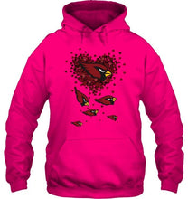 Load image into Gallery viewer, Arizona Cardinals tiny hearts shape shirt