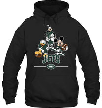 Load image into Gallery viewer, New York Jets mickey donald goofy fan shirt