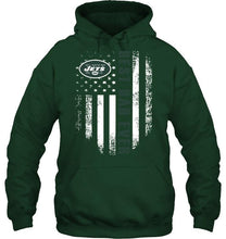 Load image into Gallery viewer, Best New York Jets dad ever american flag shirt