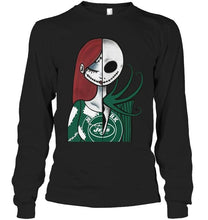 Load image into Gallery viewer, New York Jets Jack Skellington Sally halloween fan simpson shirt