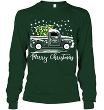 Load image into Gallery viewer, New York Jets merry christmas christmas tree truck t shirt