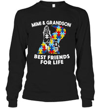 Load image into Gallery viewer, Autism mimi &amp; grandson best friends for life shirt