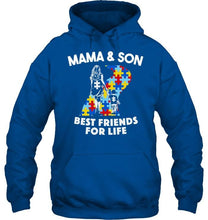 Load image into Gallery viewer, Autism mama &amp; Son best friends for life shirt