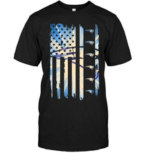 Load image into Gallery viewer, New England Patriots 4th july independence day american flag shirt