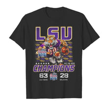 Load image into Gallery viewer, Lsu Champions 63 LSU Tigers 28 Oklahoma shirt by Moteefes store Classic Men's T-Shirt