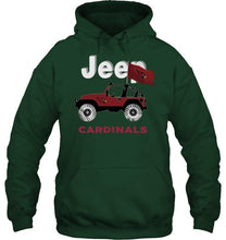 Load image into Gallery viewer, Jeep Arizona Cardinals fan hoodie