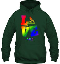 Load image into Gallery viewer, Love St Louis Cardinals lgbt shirt