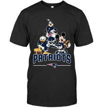 Load image into Gallery viewer, New England Patriots mickey donald goofy fan shirt
