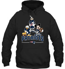Load image into Gallery viewer, New England Patriots mickey donald goofy fan shirt