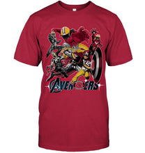 Load image into Gallery viewer, Arizona Cardinals The avengers assemble fighting simpson shirt