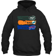 Load image into Gallery viewer, New York Jets the good the bad the ugly fan t shirt
