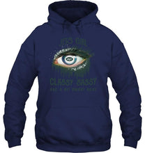 Load image into Gallery viewer, New York Jets girl classy sasy and a bit smart asy glitter pattern eye t shirt