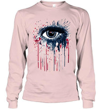 Load image into Gallery viewer, New England Patriots eye paint drop art style t shirt
