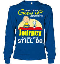Load image into Gallery viewer, Some of us grew up listening to Journey the cool ones still do snoopy shirt