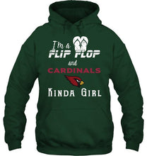 Load image into Gallery viewer, I'm a flip flop and Arizona Cardinals kinda girl shirt