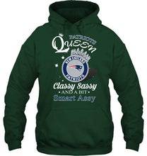 Load image into Gallery viewer, New England Patriots Queen classy sasy and a bit smart asy shirt