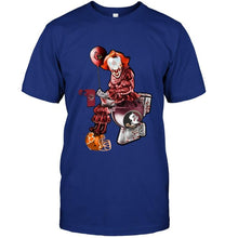 Load image into Gallery viewer, IT Louisville Cardinals in toilet halloween hoodie