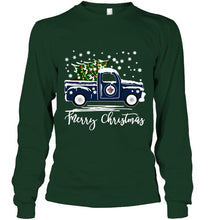 Load image into Gallery viewer, Winnipeg Jets merry christmas christmas tree truck t shirt