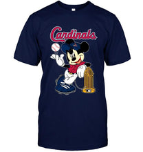 Load image into Gallery viewer, St Louis Cardinals mickey mlb champions shirt