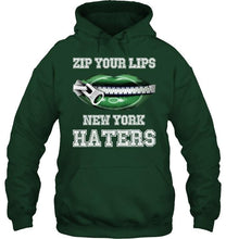 Load image into Gallery viewer, Zip your lips New York haters New York Jets fan T Shirt