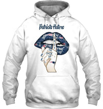 Load image into Gallery viewer, New England Patriots haters shut the f ck up shhh lips shirt