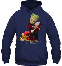 Load image into Gallery viewer, Groot loves Arizona Cardinals fan hoodie