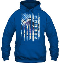 Load image into Gallery viewer, Winnipeg Jets 4th july independence day american flag shirt