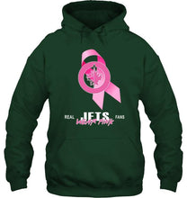 Load image into Gallery viewer, Winnipeg Jets real fans wear pink br east cancer support shirt