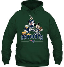Load image into Gallery viewer, New England Patriots mickey donald goofy fan shirt