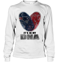 Load image into Gallery viewer, New England Patriots and Boston Red Sox it's my dna love fingerprints shirt