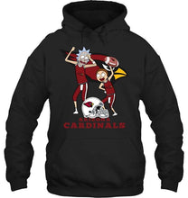 Load image into Gallery viewer, Arizona Cardinals Rick and morty fan shirt