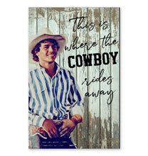 Load image into Gallery viewer, This where the cowboy rides away George Strait