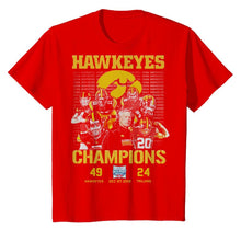 Load image into Gallery viewer, Hawkeyes Champions Holiday Bowl Hawkeyes 49 Trojans 24 shirt by Moteefes store Youth Classic Tee