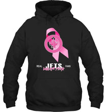Load image into Gallery viewer, Winnipeg Jets real fans wear pink br east cancer support shirt