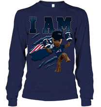 Load image into Gallery viewer, I am groot loves New England Patriots fan t shirt
