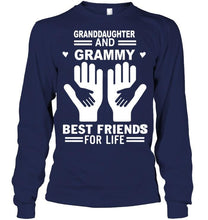 Load image into Gallery viewer, Granddaughter and grammy best friends for life T Shirt