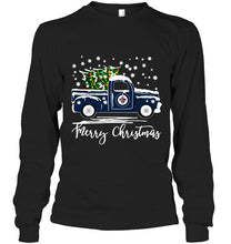 Load image into Gallery viewer, Winnipeg Jets merry christmas christmas tree truck t shirt