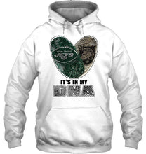 Load image into Gallery viewer, New York Jets and Army Black Knights it's my dna love fingerprints shirt