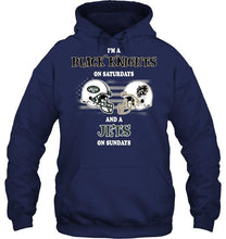 Load image into Gallery viewer, I'm Army Black Knights on Saturdays and New York Jets on Sundays shirt