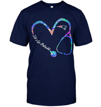 Load image into Gallery viewer, Let's go New England Patriots dyed nurse scope love shirt