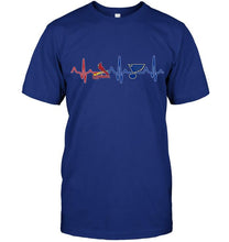 Load image into Gallery viewer, St Louis Cardinals St Louis Blues heartbeat shirt