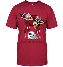 Load image into Gallery viewer, Arizona Cardinals Rick and morty fan shirt