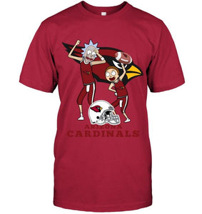 Arizona Cardinals Rick and morty fan shirt